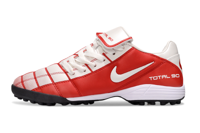 Nike Total 90 III TF Football Shoes - White/Red/Black