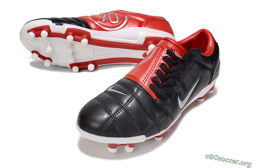 Nike Air Zoom Total 90 III FG Football Boots - Black/White/Red 0