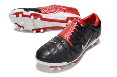 Nike Air Zoom Total 90 III FG Football Boots - Black/White/Red