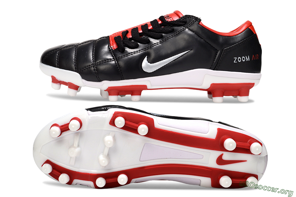 Nike Air Zoom Total 90 III FG Football Boots - Black/White/Red 1