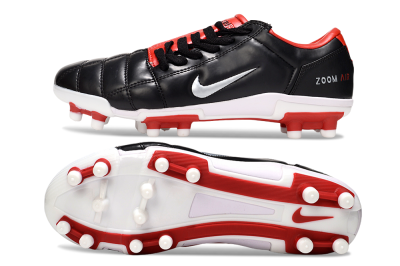 Nike Air Zoom Total 90 III FG Football Boots - Black/White/Red