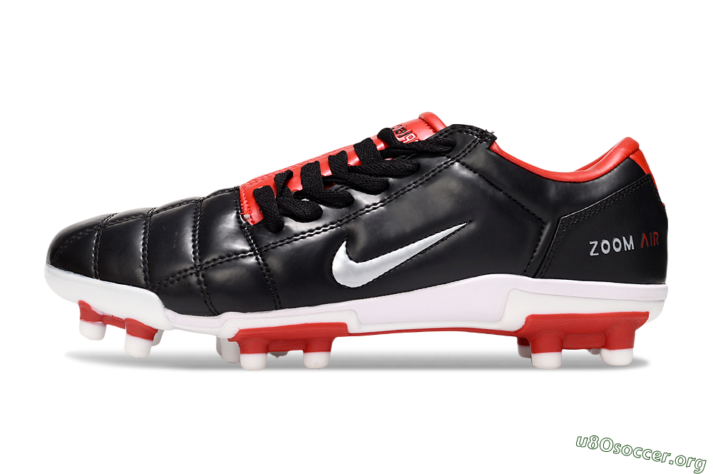 Nike Air Zoom Total 90 III FG Football Boots - Black/White/Red 3