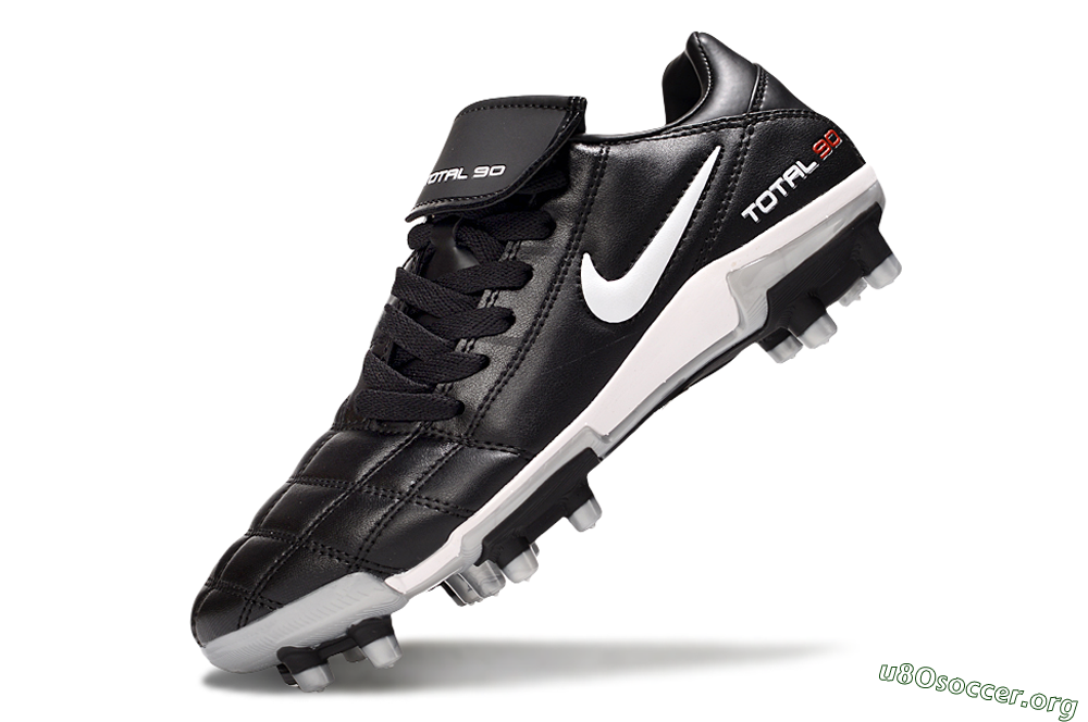 Nike Total 90 III FG Football Boots - Black/White/Red 6