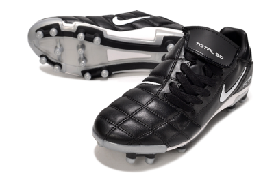 Nike Total 90 III FG Football Boots - Black/White/Red