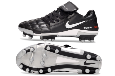 Nike Total 90 III FG Football Boots - Black/White/Red
