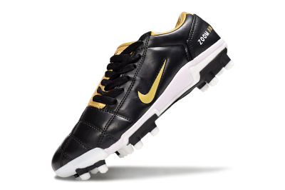 Nike Air Zoom Total 90 III FG Football Boots - Black/Gold/White