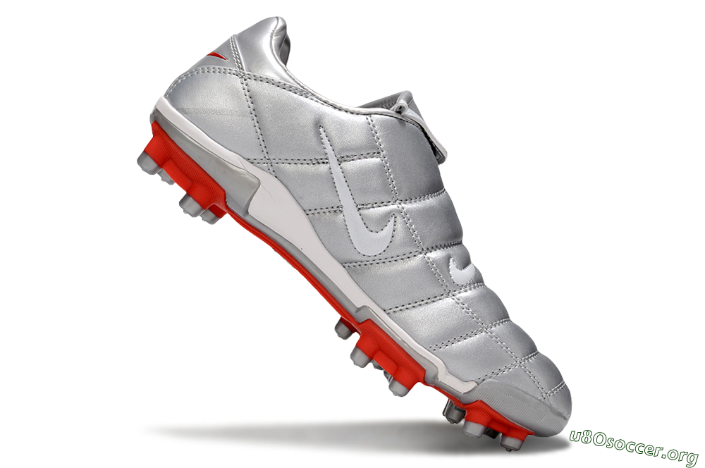 Nike Total 90 III FG Football Boots - Silver/White/Red 5