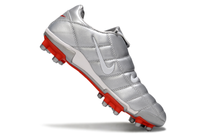 Nike Total 90 III FG Football Boots - Silver/White/Red