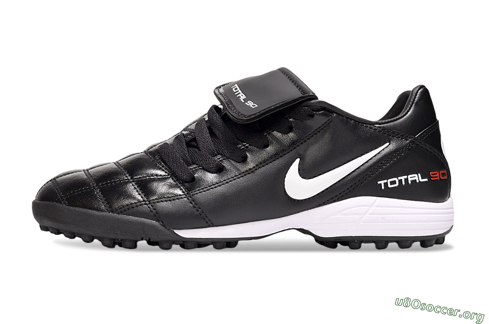 Nike Total 90 III TF Football Shoes - Black/White/Red 3
