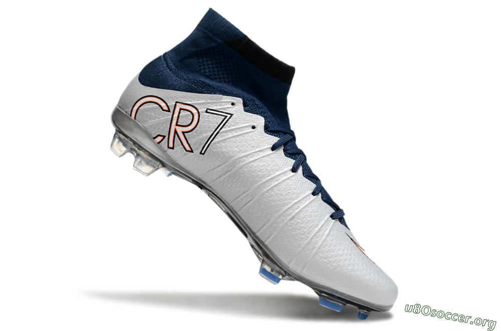Nike Mercurial Superfly 4 Elite FG Football Boots - Silver/Blue/Yellow 4