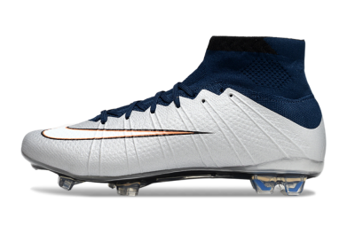Nike Mercurial Superfly 4 Elite FG Football Boots - Silver/Blue/Yellow