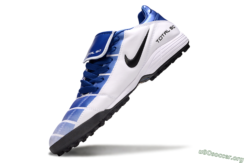 Nike Total 90 III TF Football Shoes - Blue/White/Black 6