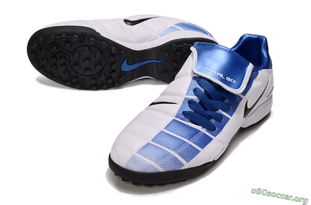 Nike Total 90 III TF Football Shoes - Blue/White/Black 0