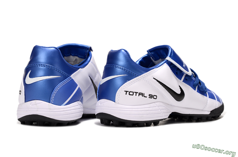 Nike Total 90 III TF Football Shoes - Blue/White/Black 7