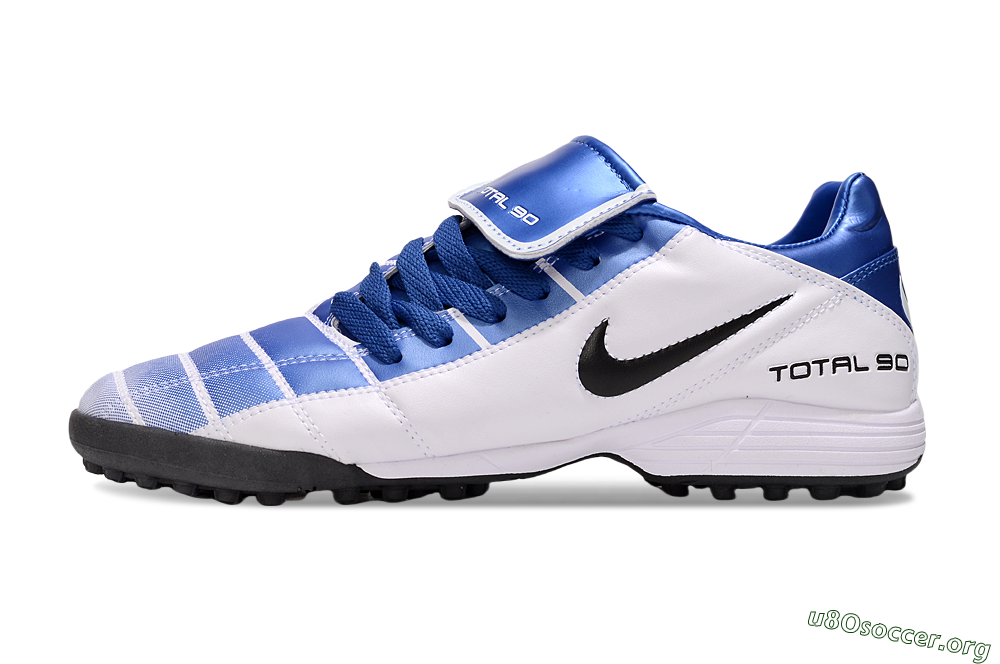 Nike Total 90 III TF Football Shoes - Blue/White/Black 3