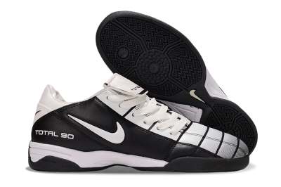 Nike Total 90 III IC Football Shoes - Silver/Black/White