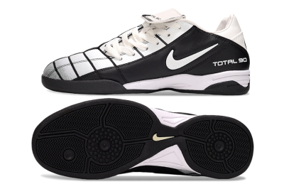 Nike Total 90 III IC Football Shoes - Silver/Black/White