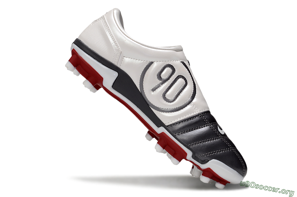 Nike Air Zoom Total 90 III FG Football Boots - Silver/White/Red 5