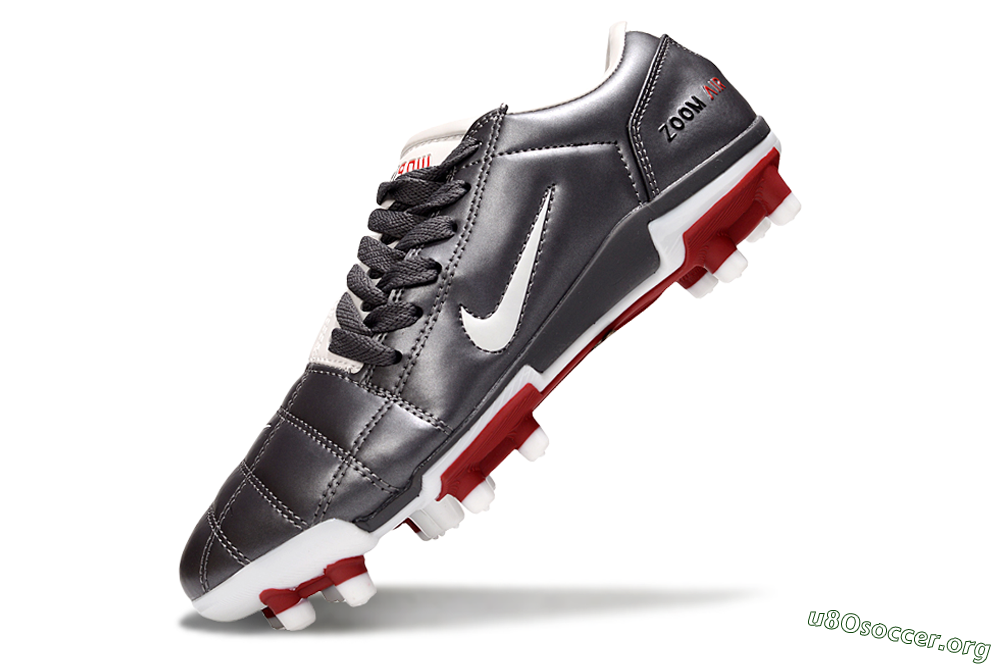 Nike Air Zoom Total 90 III FG Football Boots - Silver/White/Red 6