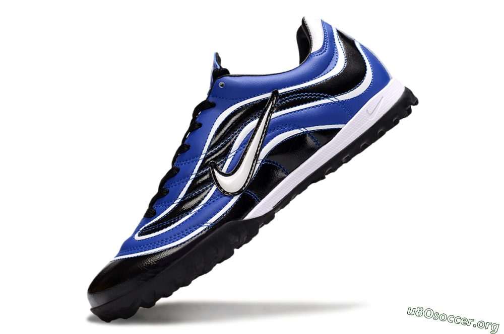 Nike Mercurial R9 TF Football Shoes - Black/Blue/White 5