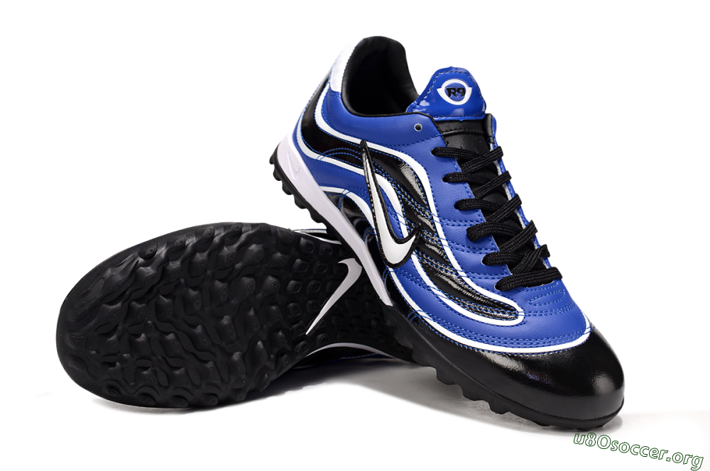 Nike Mercurial R9 TF Football Shoes - Black/Blue/White 0