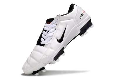 Nike Air Zoom Total 90 III FG Football Boots - White/Black/Red