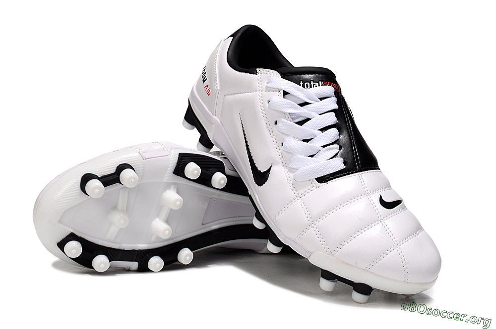 Nike Air Zoom Total 90 III FG Football Boots - White/Black/Red 4