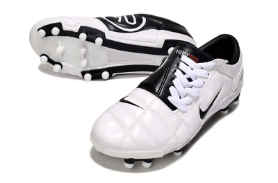 Nike Air Zoom Total 90 III FG Football Boots - White/Black/Red