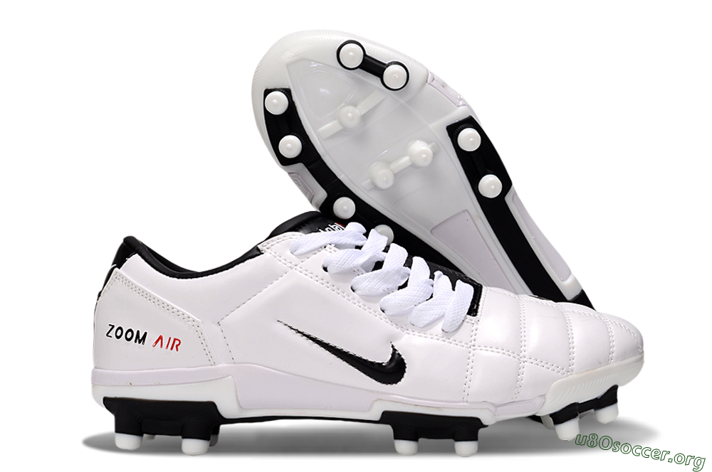 Nike Air Zoom Total 90 III FG Football Boots - White/Black/Red 2
