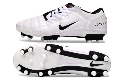 Nike Air Zoom Total 90 III FG Football Boots - White/Black/Red