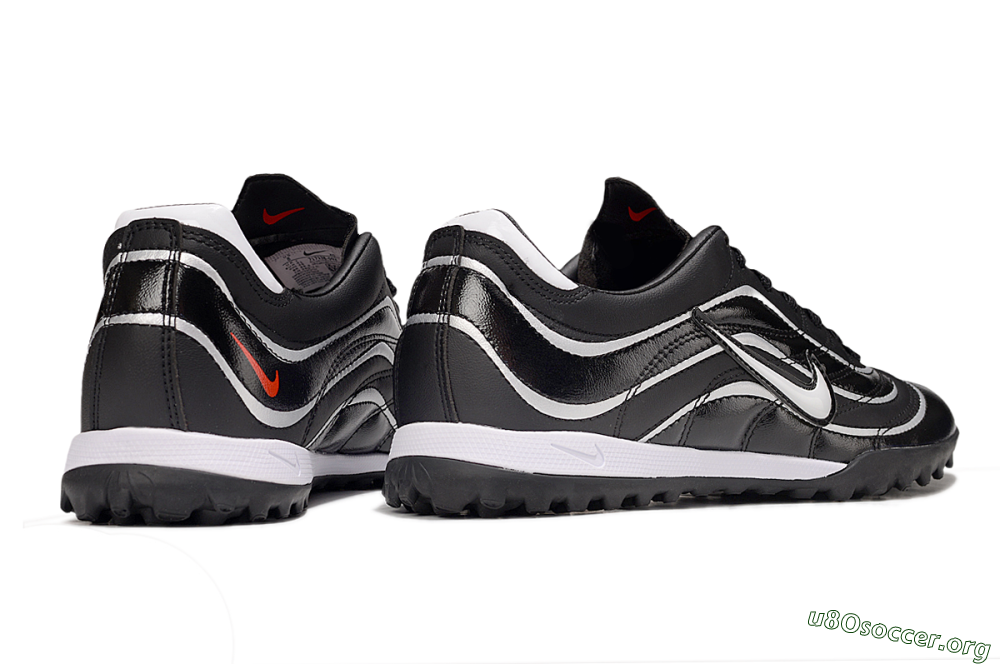 Nike Mercurial R9 TF Football Shoes - Black/White 6