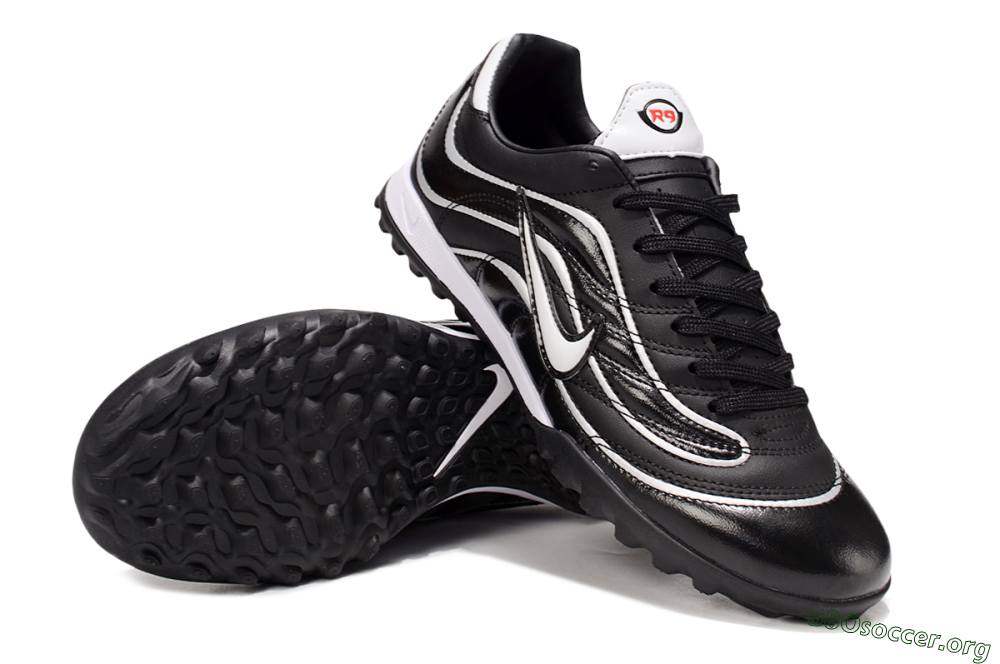 Nike Mercurial R9 TF Football Shoes - Black/White 0