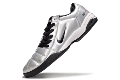Nike Total 90 III IC Football Shoes - Silver/Black/White