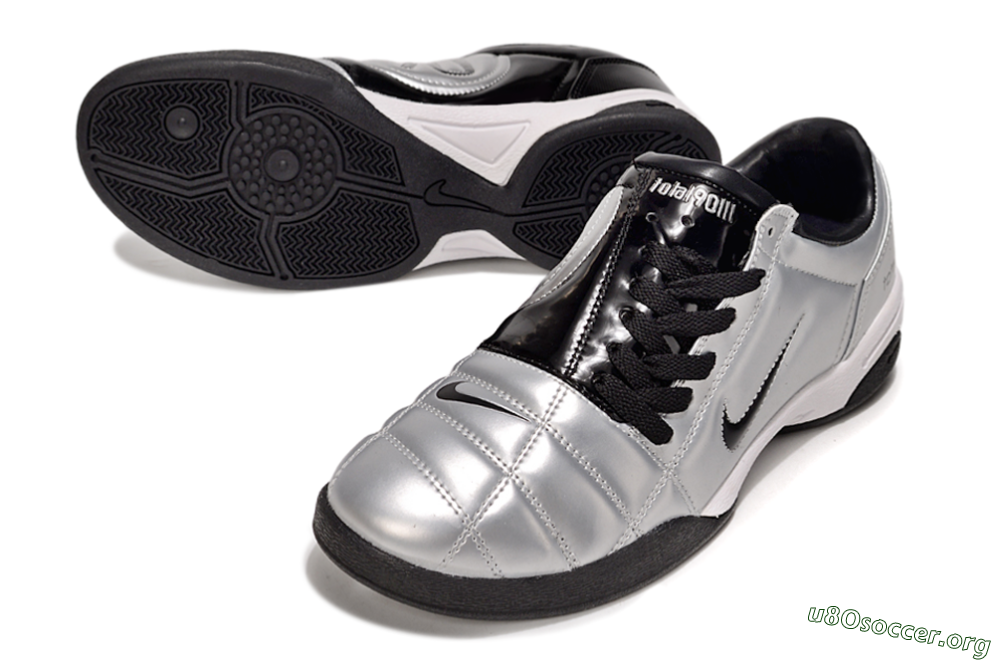 Nike Total 90 III IC Football Shoes - Silver/Black/White 0