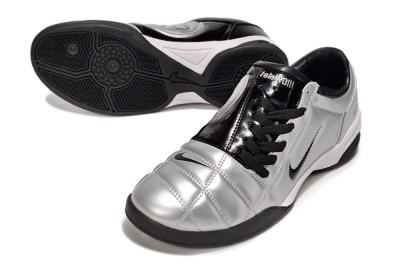 Nike Total 90 III IC Football Shoes - Silver/Black/White