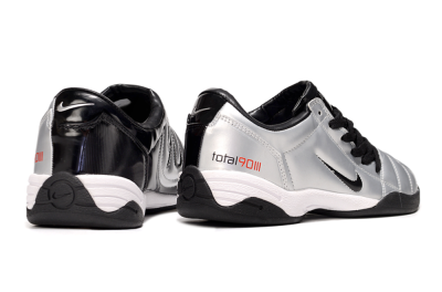 Nike Total 90 III IC Football Shoes - Silver/Black/White