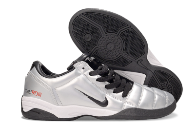 Nike Total 90 III IC Football Shoes - Silver/Black/White