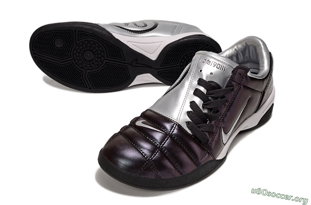Nike Total 90 III IC Football Shoes - Purple/Silver/White 0