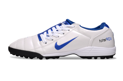 Nike Total 90 III TF Football Shoes - White/Blue/Black
