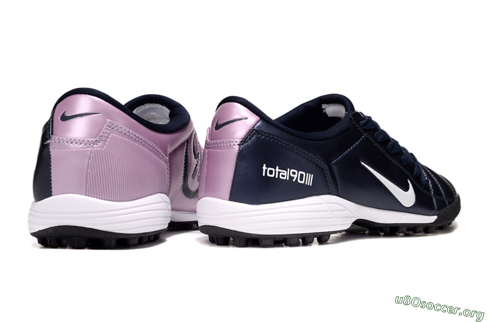 Nike Total 90 III TF Football Shoes - Blue/Pink/White 7