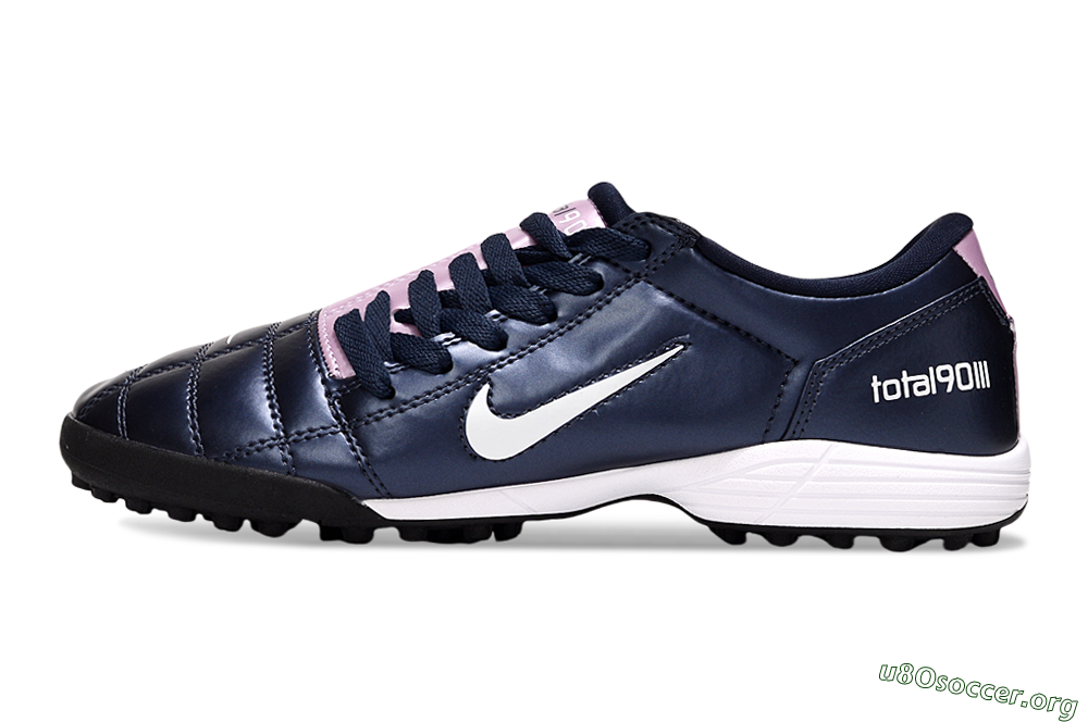 Nike Total 90 III TF Football Shoes - Blue/Pink/White 3
