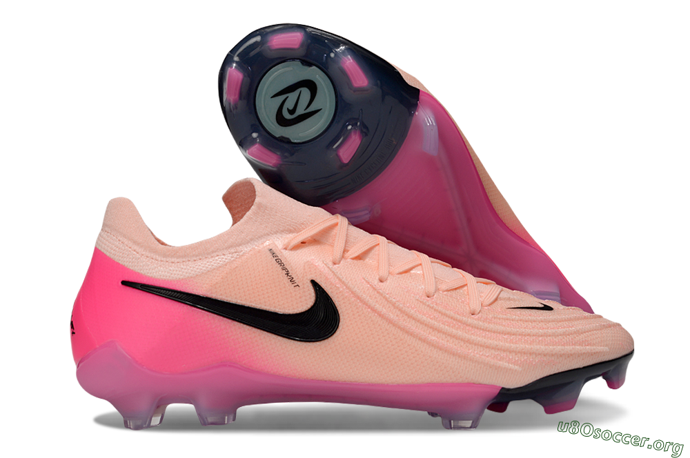Nike Phantom GX 2 Elite FG Football Boots - Pink/Black 2