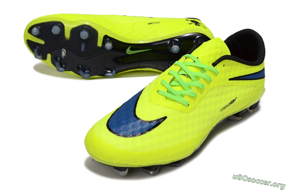 Nike Hypervenom Phantom FG Football Boots - Yellow/Black/Blue 0
