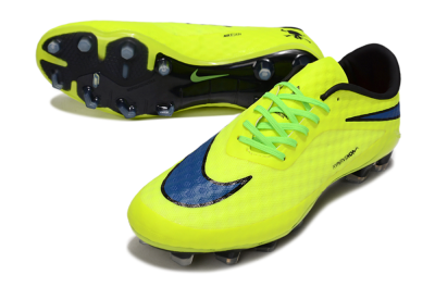 Nike Hypervenom Phantom FG Football Boots - Yellow/Black/Blue