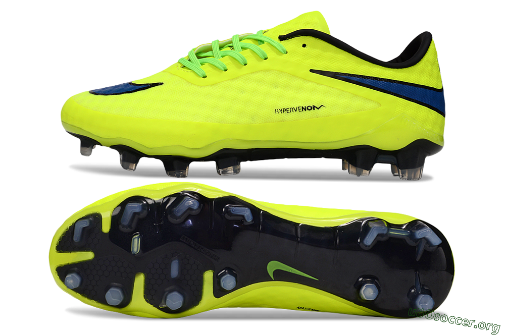 Nike Hypervenom Phantom FG Football Boots - Yellow/Black/Blue 1