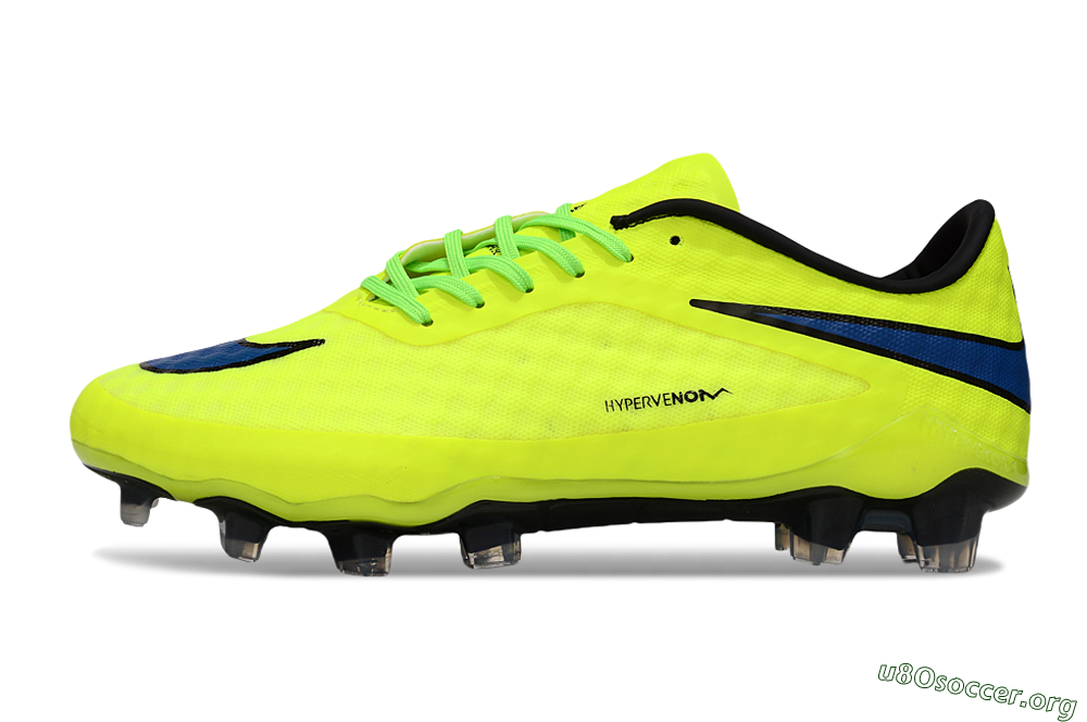 Nike Hypervenom Phantom FG Football Boots - Yellow/Black/Blue 3