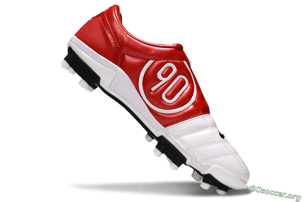 Nike Air Zoom Total 90 III FG Football Boots - White/Black/Red 5