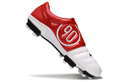 Nike Air Zoom Total 90 III FG Football Boots - White/Black/Red