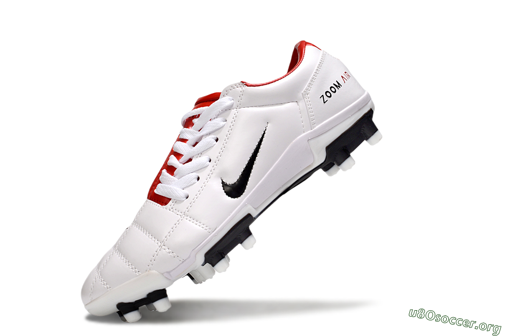 Nike Air Zoom Total 90 III FG Football Boots - White/Black/Red 6
