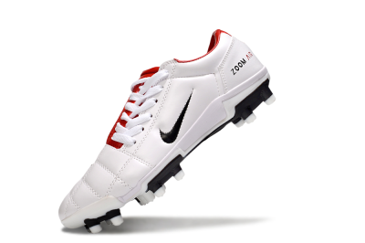 Nike Air Zoom Total 90 III FG Football Boots - White/Black/Red